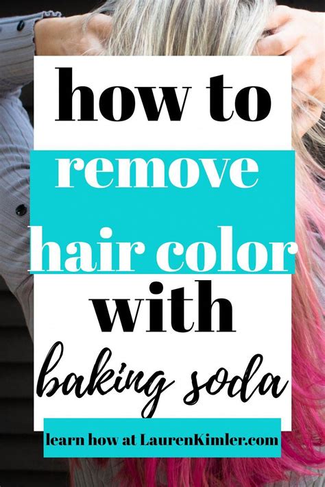 How To Remove Hair Color With Baking Soda In 2020 Hair Color Remover