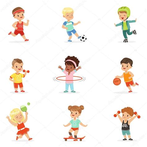 El juego de las sillas es el juego ideal para animar a los niños a bailar y divertirse en las fiestas infantiles. Imágenes: juegos deportivos animados | Niños pequeños ...