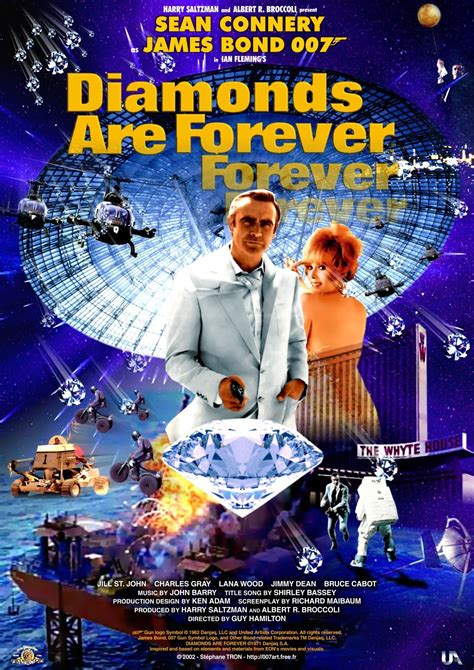 Diamonds Are Forever Poster 1 James Bond Movies James Bond Movie