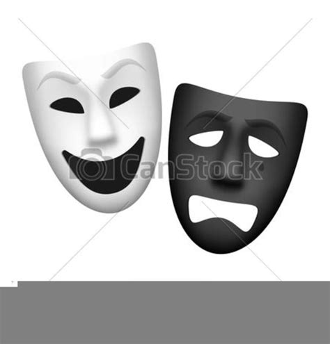 Drama And Comedy Masks Clipart Free Images At Vector Clip