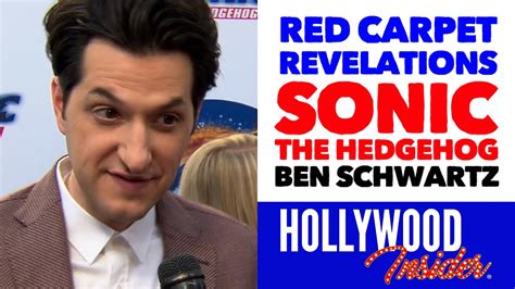 Sonic The Hedgehog Red Carpet Revelations With Ben Schwartz Jim