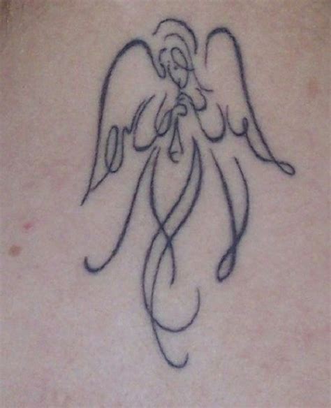 Interesting Tribal Angel Tattoo Tattooimagesbiz
