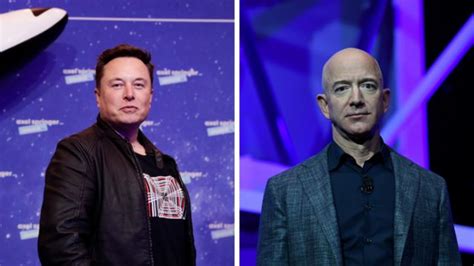 Elon Musk Jeff Bezos Dünyanın En Zengin Iki Insanının Uzayda Yörünge