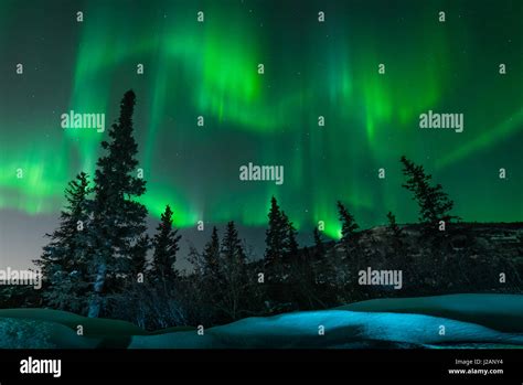 Northern Lights At Night Hi Res Stock Photography And Images Alamy