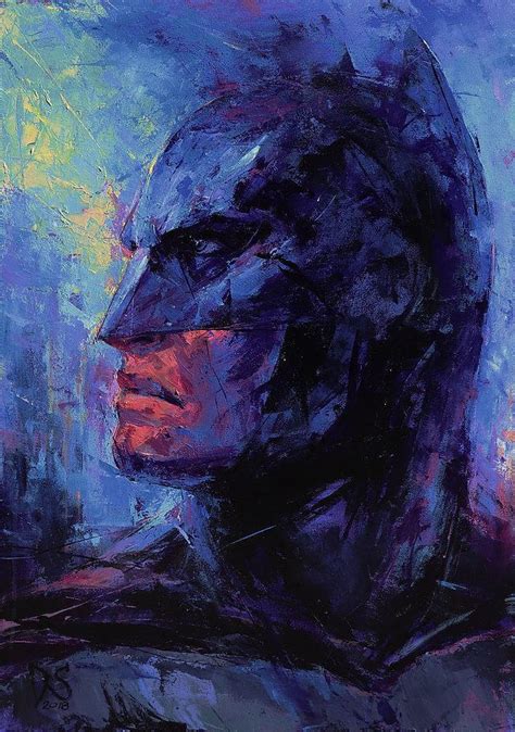 Batman Acrylic Painting By Me Rbatman