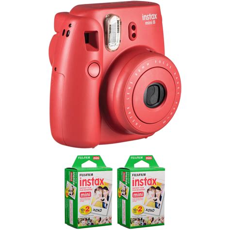 Fujifilm Instax Mini 8 Instant Film Camera With Two Twin Packs