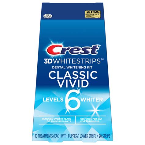 Save On Crest 3d Whitestrips Dental Whitening Kit Classic Vivid Order