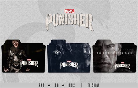 Marvels The Punisher Folder Icon By Eanzito On Deviantart