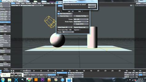 Lightwave 3d Tutorial Rendering As An Image Sequence Youtube