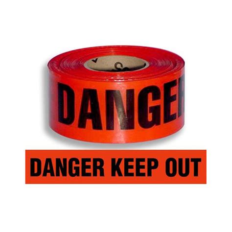 Danger Keep Out Tape Wyler Enterprises Inc