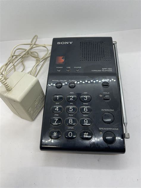 Vintage 90s Sony Spp 190 Cordless Telephone Works 27242509818 Ebay