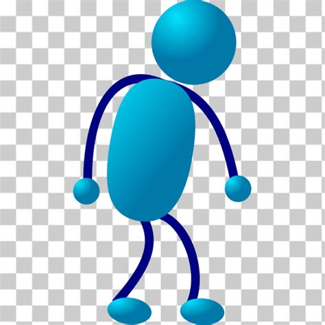 Free Svg Blue Stick Man Figure Vector Illustration Nohatcc
