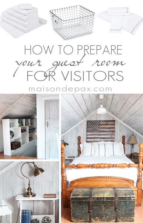 How To Prepare Your Guest Room Maison De Pax