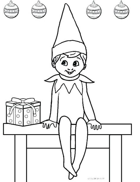 Elf On A Shelf Drawing At Explore Collection Of Elf Printable Christmas