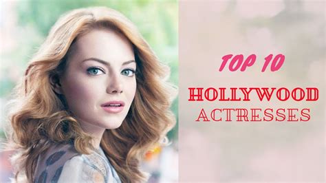 Top 10 Most Beautiful Hollywood Actresses 2020 Youtube