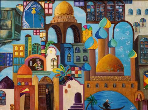 Painting Art Arabic Art Arabic Middle Eastern Indian Asian Etsy Singapore