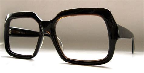 80 s vintage german square frame eyeglasses