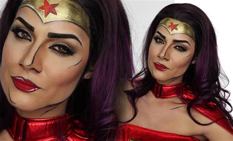 Comic Wonder Woman Makeup Tutorial Superhero Shonagh Scott Showme