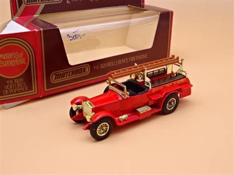 MATCHBOX YESTERYEAR ROLLS ROYCE FIRE ENGINE LESNEY ENGLAND Aukro