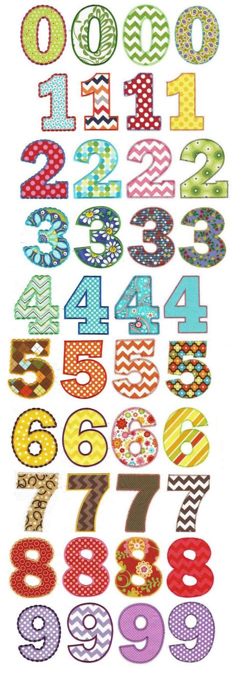 Pin On Fonts And Numbers Embroidery And Applique