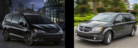 Minivan Comparison 2018 Chrysler Pacifica V Dodge Grand Caravan