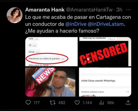 Amaranta Hank Fue Acosada En Un Servicio De App De Transporte