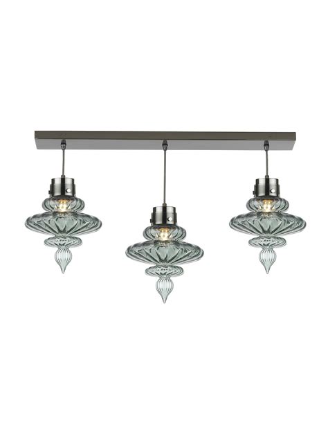 Pick a switch plate or wall plate to complement your home's decor. Basilica 3 Light Elegant Glass Bar Pendants | Enlighten of ...