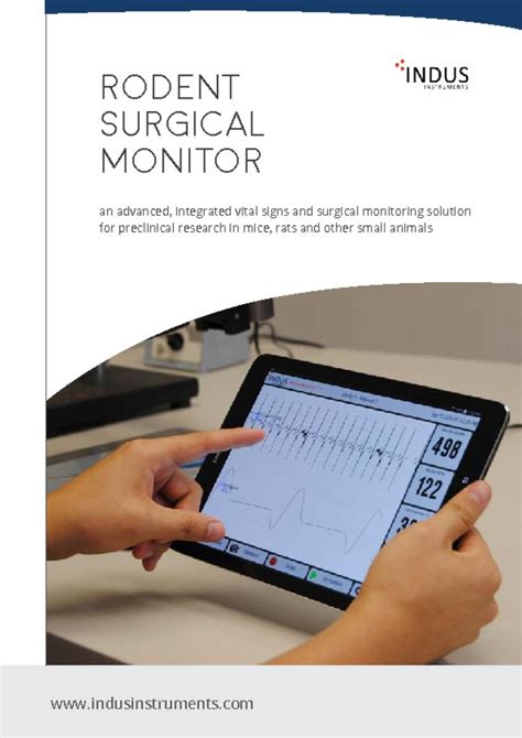 Rodent Surgical Monitor Brochure Indus Instruments
