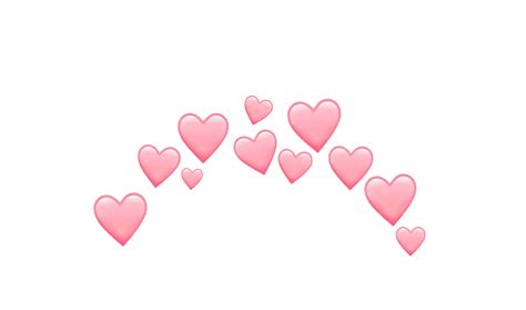 Kawaii Heart Hearts Crown Tumblr Sticker By Snmyart
