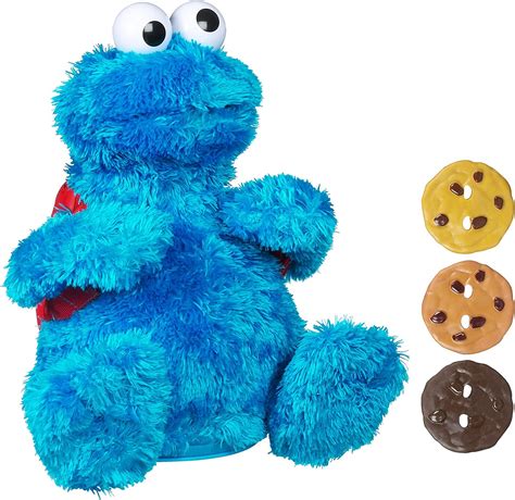 Sesame Street Count And Crunch Cookie Monster Plush