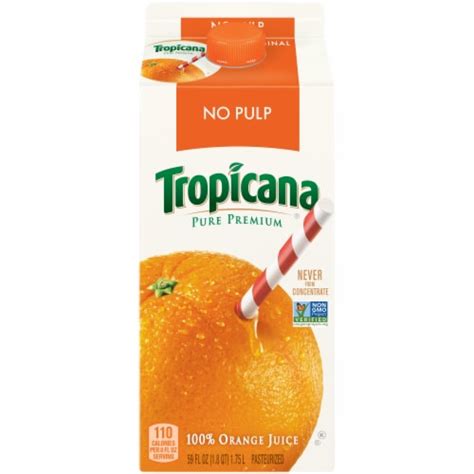 Tropicana Pure Premium No Pulp Orange Juice 59 Fl Oz Fred Meyer