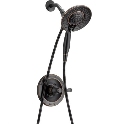 See more ideas about delta faucets, bathroom faucets, faucet. Delta Porter In2ition 5-Spray Hand Shower and Shower Head ...