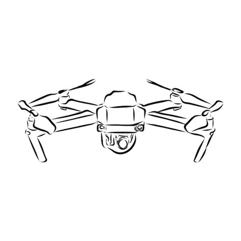 Premium Vector Hand Draw Vector Illustration Aerial Vehicle