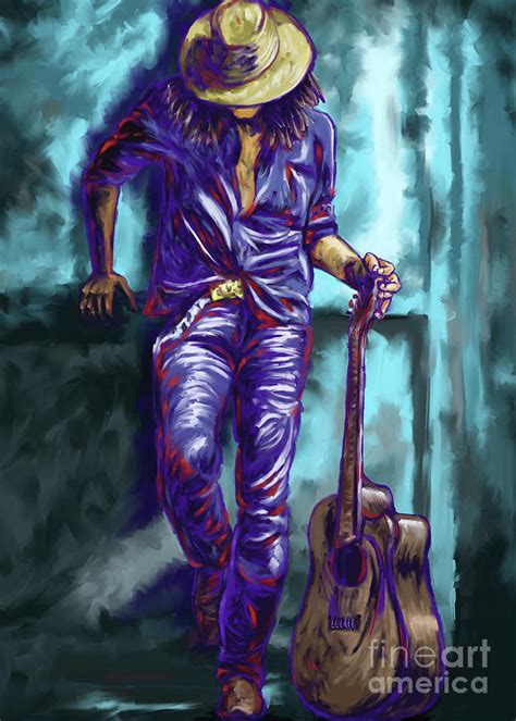 Rocker On The Wall Painting By Tim Gilliland Pixels