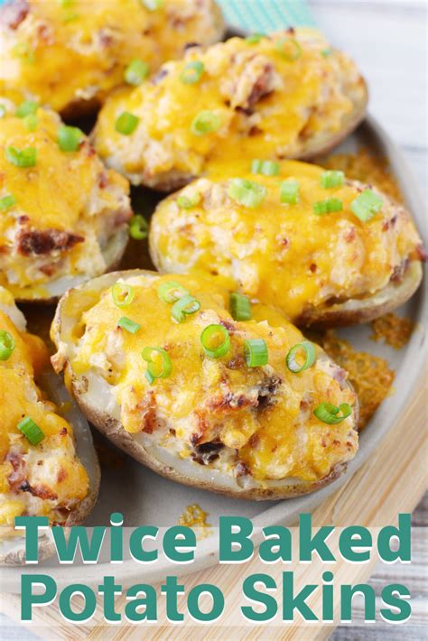 Twice Baked Potato Skins That Are Delectable For Any Party
