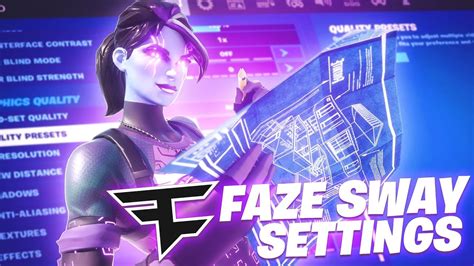 Faze Sways Newest Controller Settings Youtube