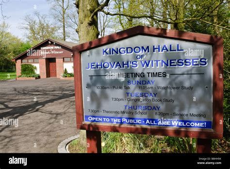 Kingdom Hall Of Jehovahs Witnesses Antrim Stock Photo Alamy