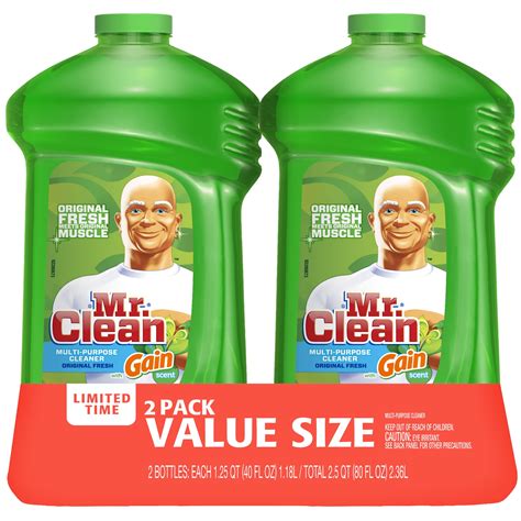 Buy Mr Clean Liquid All Purpose Cleaner With Gain Original Twin Pack 2
