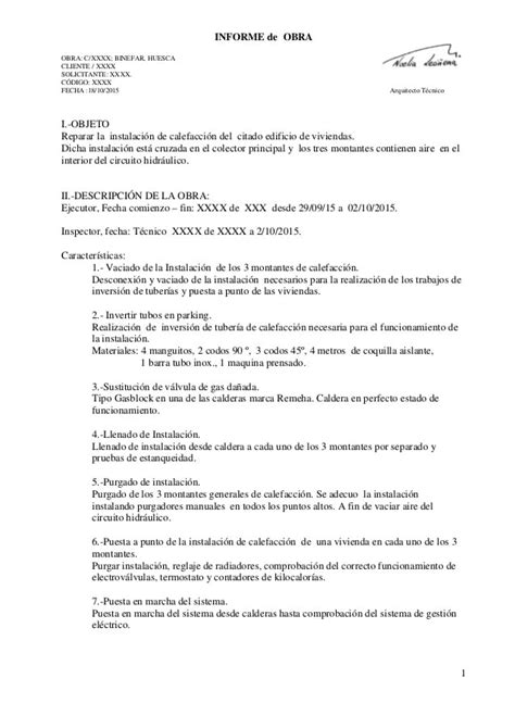 Ejemplos De Informe Tecnico De Instalacion Electrica Colección De Ejemplo