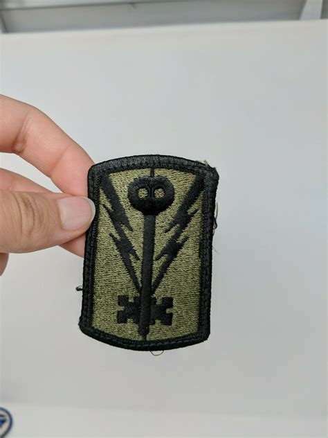 Us Army 501st Military Intelligence Brigade Subdued Uniform Patch Vtg