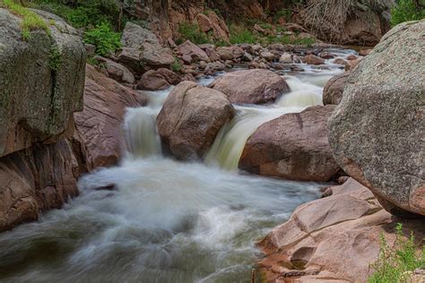 Double Waterfall Splashdown Photograph By James Bo Insogna Pixels