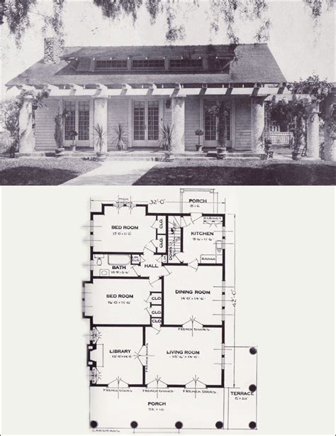 Craftsman Style 1920 S Craftsman Bungalow House Plans See More Ideas
