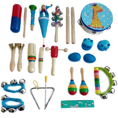 22 Pcs Orff Musical Instruments Set Children Early Childhood Music