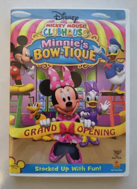 Disney Mickey Mouse Clubhouse Minnies Bow Tique Dvd 2010 1443