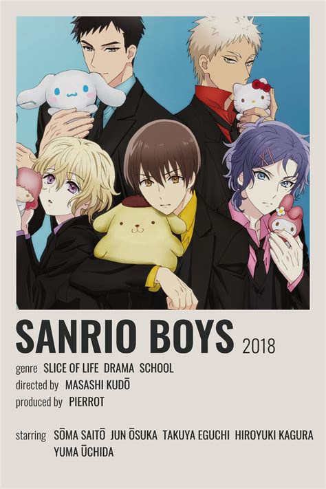 Sanrio Boys Poster Anime Otaku Anime Anime Shows