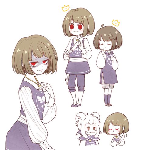 Eleanor Ohmyeleanor Asriel Dreemurr Chara Undertale Frisk