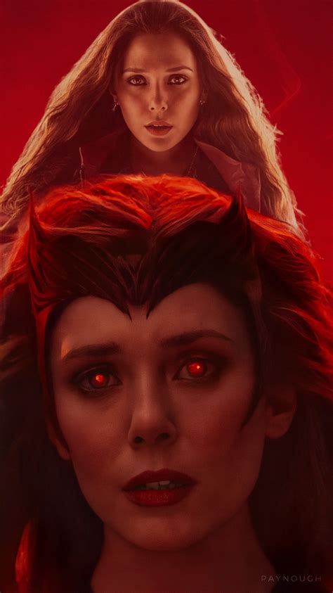 Iphone Wandavision Scarlet Witch Wallpaper Scarlet Witch Wandavision