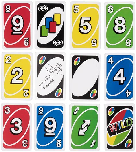 Printable Full Size Uno Cards