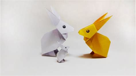 Rabbit Origami Easy Origami Animal Origami Origami Animals For