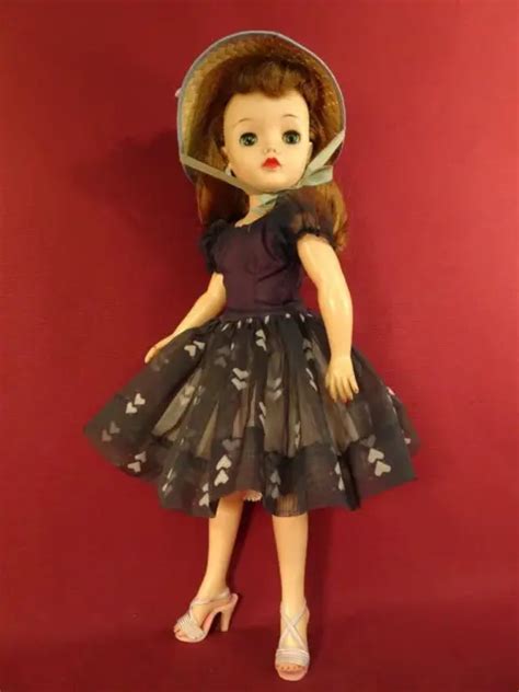 Vintage 1950s Ideal Miss Revlon Doll Vt 18 In Original Kissing Pink